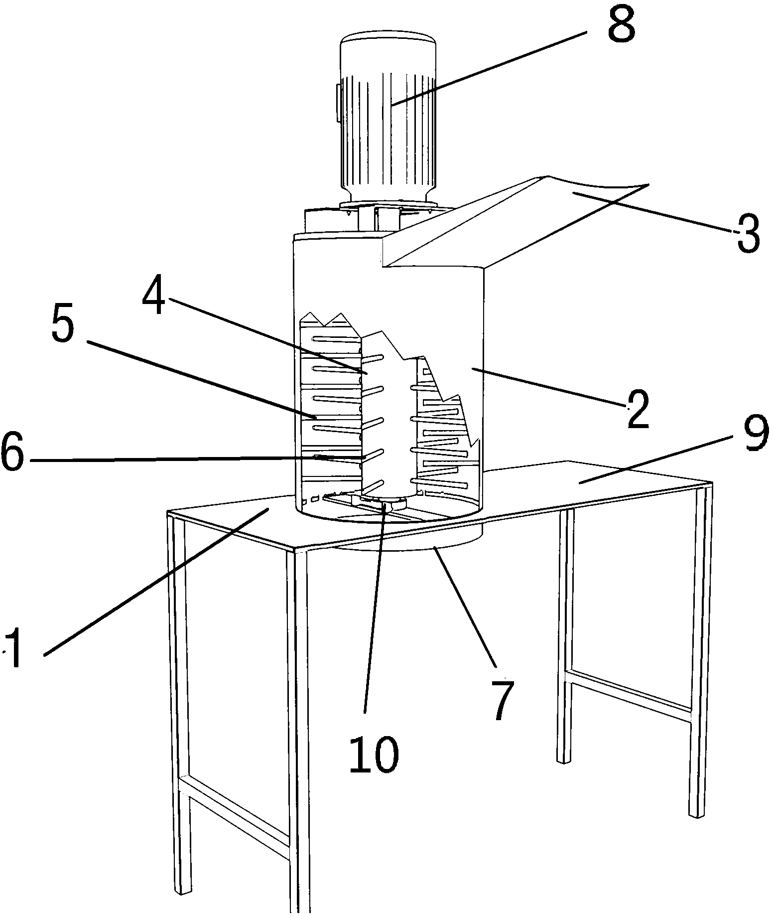 Full-automatic compressed tea dissolving recovering machine