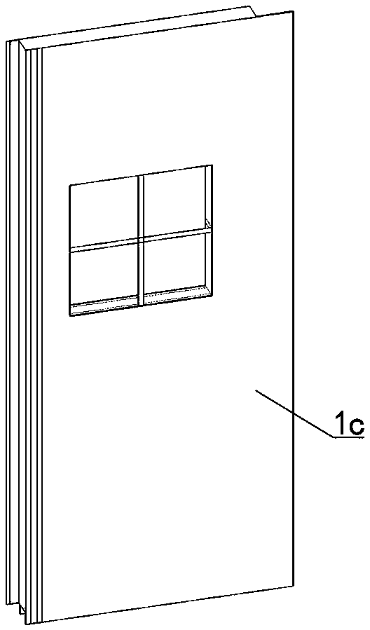 Tarpaulin composite board, connecting structure and mounting method of composite board