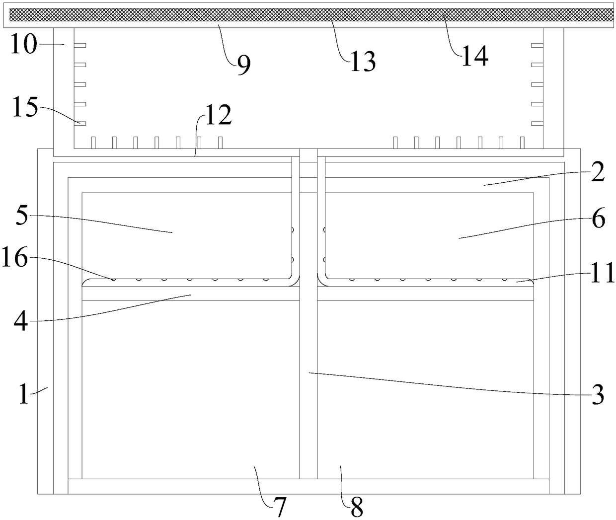 Outdoor installation box for urban power engineering substation