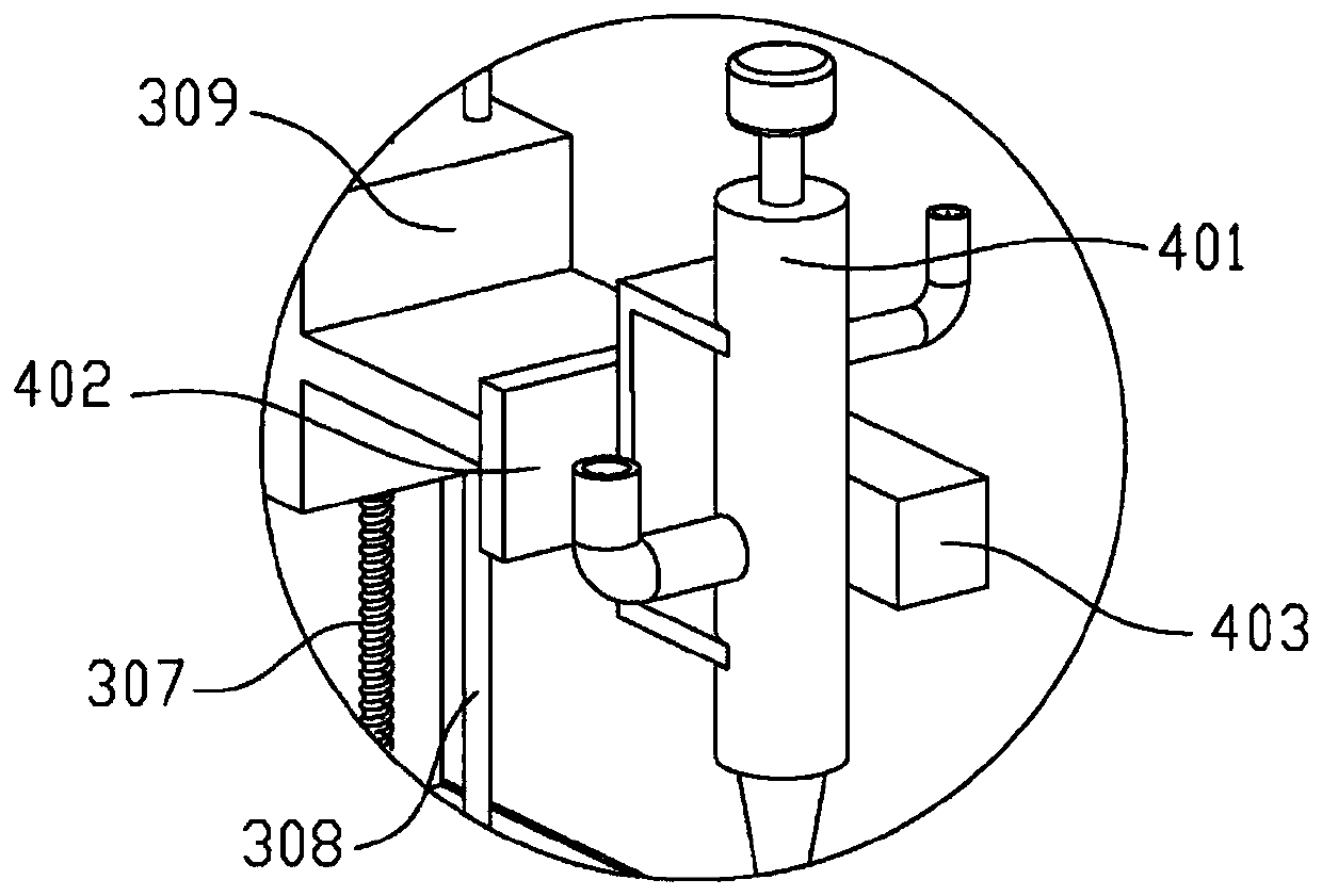 Proofreading type adhesive dispensing device for electronic manufacturing