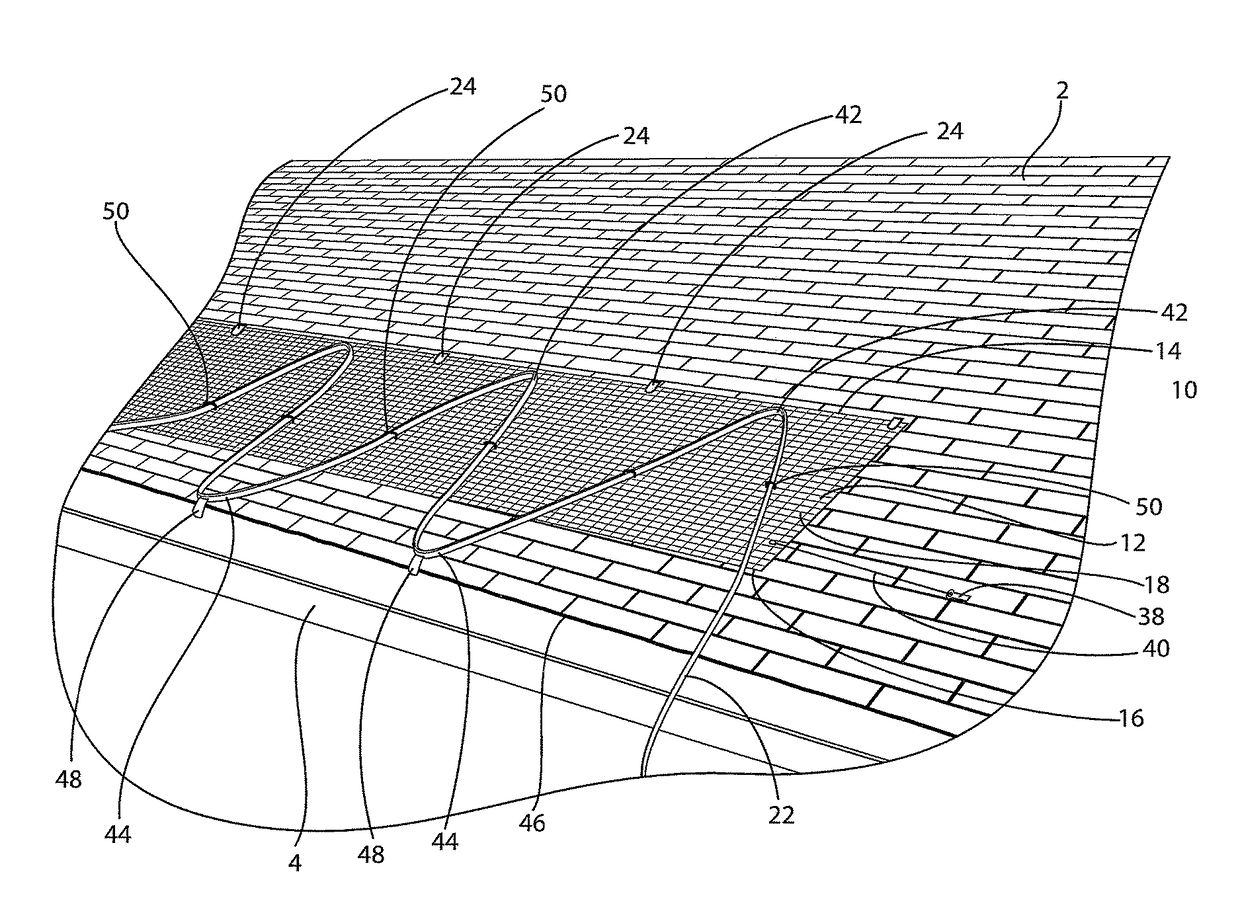 Portable heating arrangement