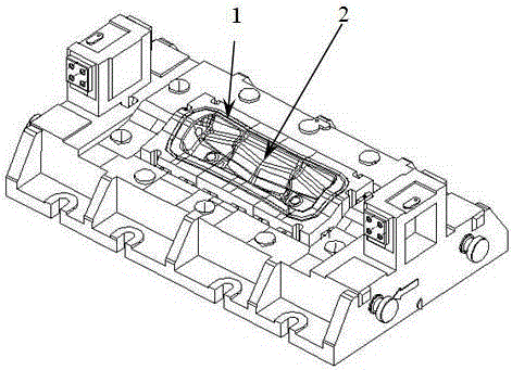 Stamping method for multi-station high-efficiency and high-precision automotive panels