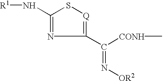 Phosphonocephem derivatives, process for the preparation of the same, and use thereof