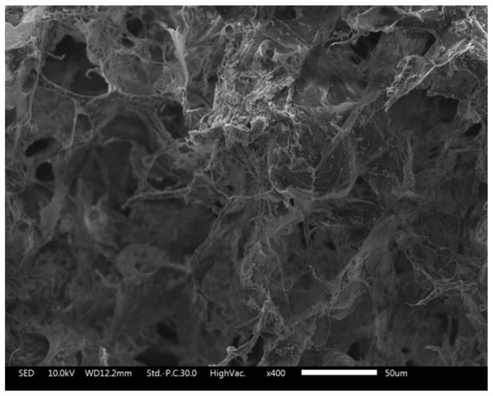 A biomimetic biomineralized artificial bone repair material and its preparation method and application