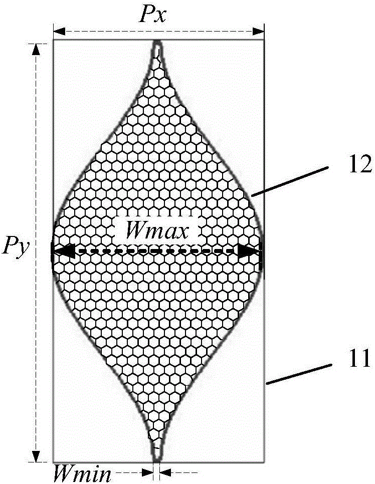 Graphene based terahertz broadband adjustable wave absorption device