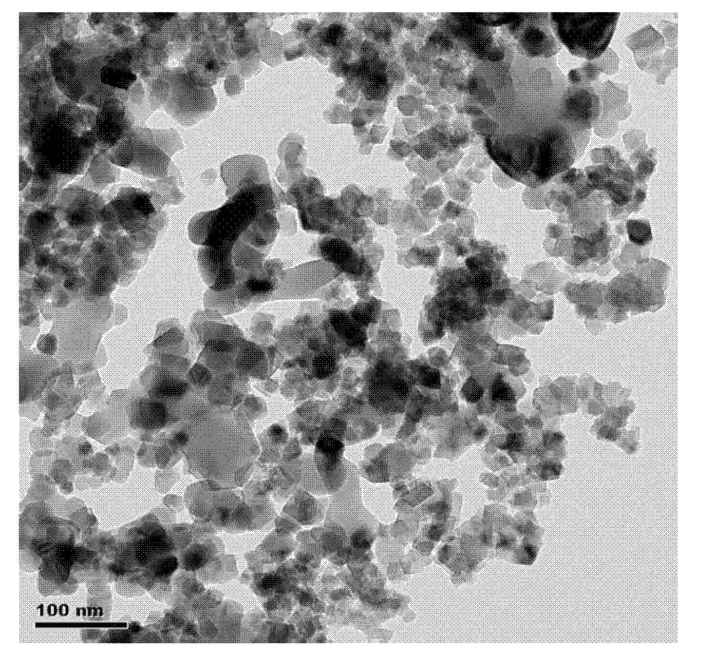 Preparation method of nano magnesium ferrite