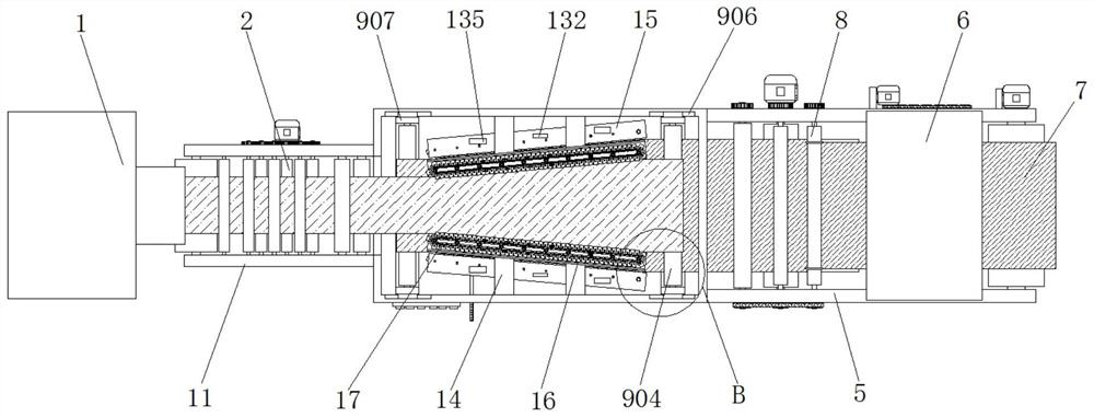 Preparation process of biaxially oriented polyethylene heat-sealing film and automatic assembly line