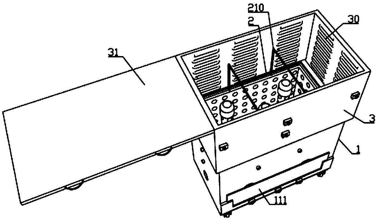 Ultrasonic cleaning device capable of drying workpiece