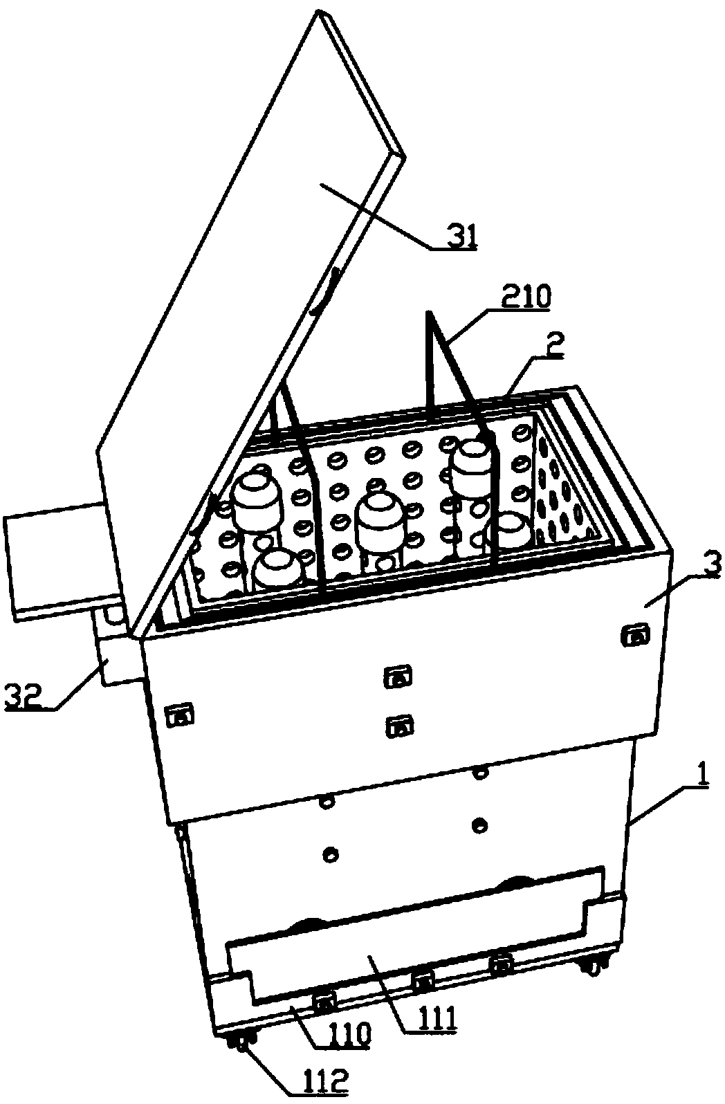 Ultrasonic cleaning device capable of drying workpiece