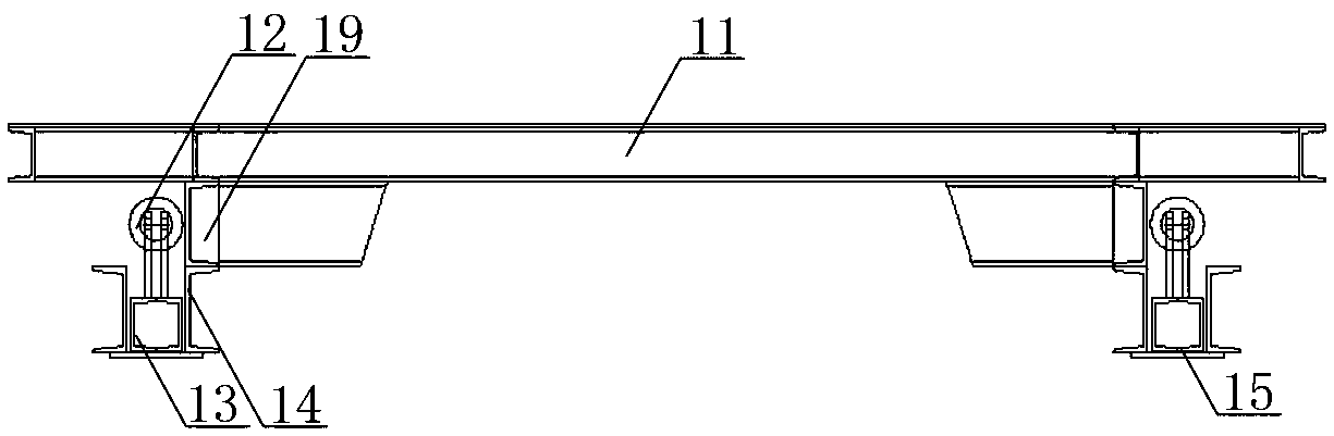 Elevator shaft multifunctional operation platform system and construction method thereof