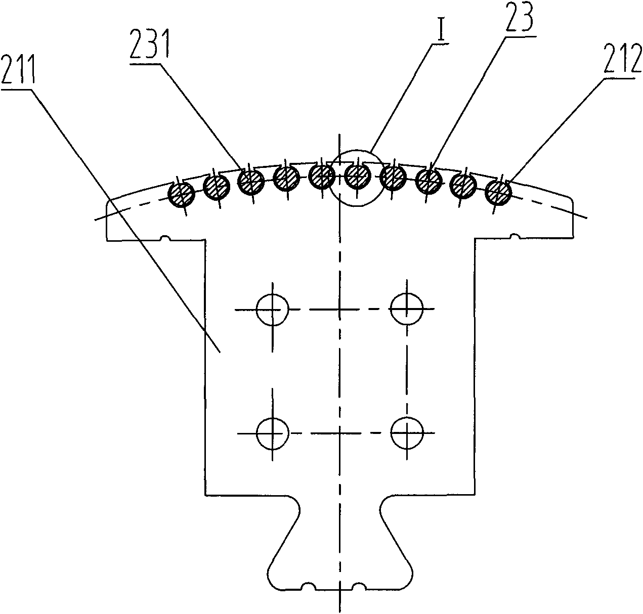 Ultrastrong damping high-voltage synchronous motor