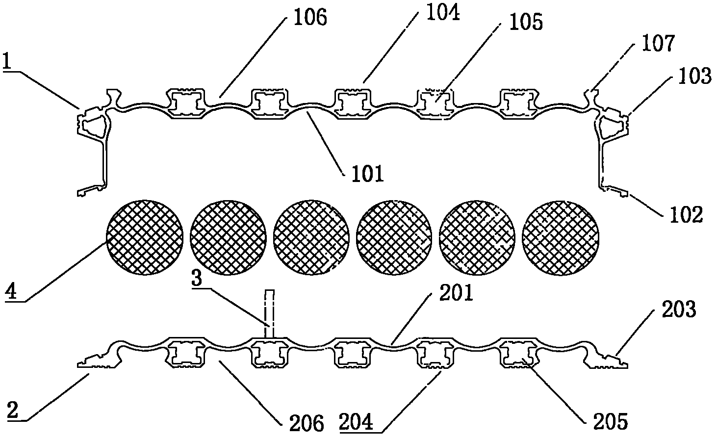 Heat radiation frame for mounting of battery pack