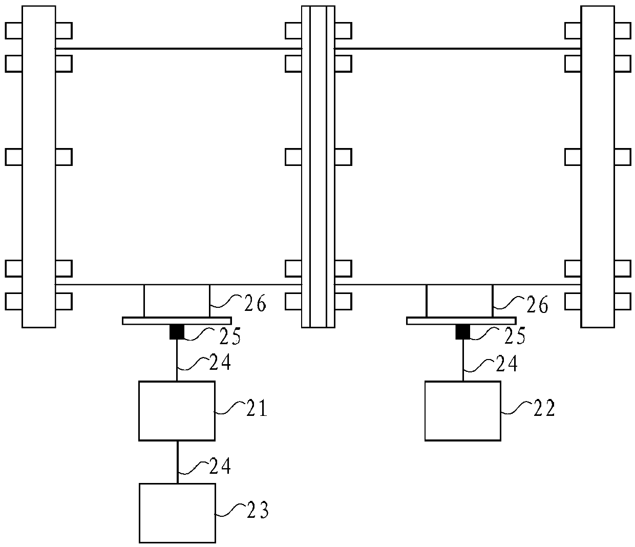 Detection method and device for partial discharge monitoring system