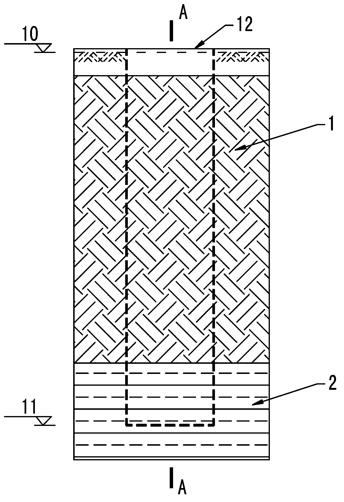 Grabbing, drilling and punching combined underground continuous wall grooving construction method