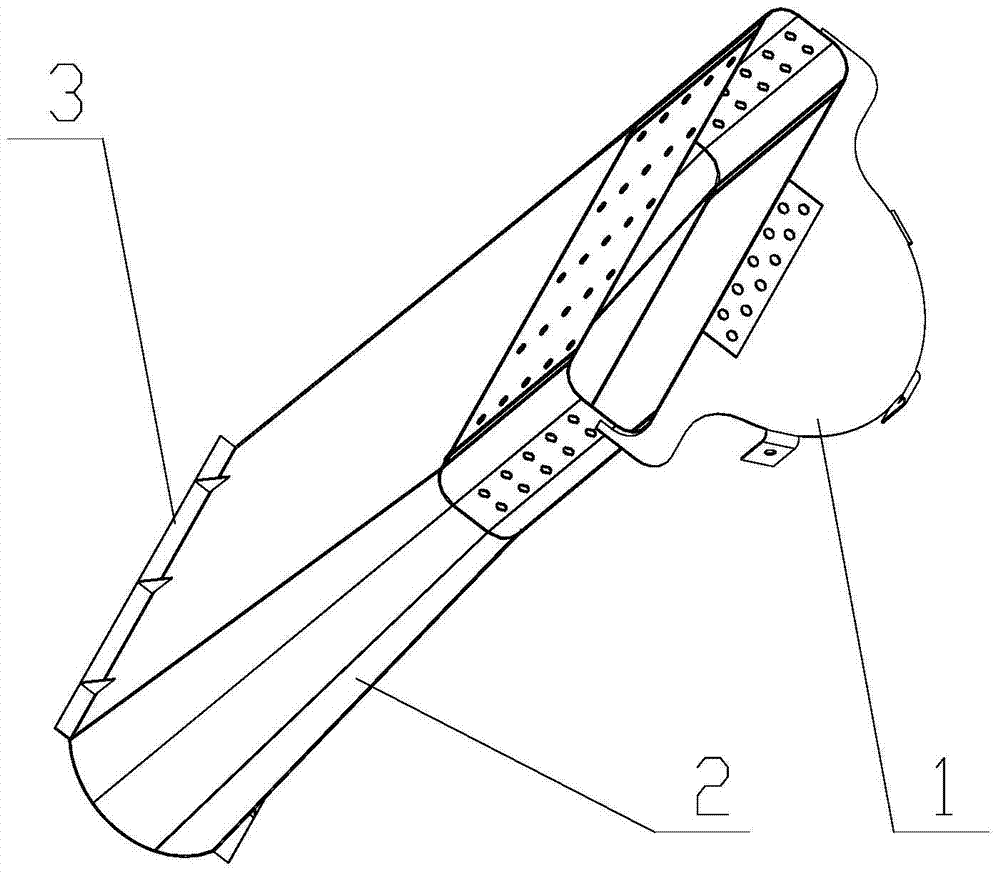 Preparation method of composite thin-walled shell based on unloading holes