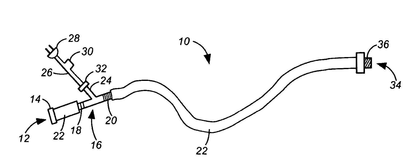 Heated garden hose for use cold weather