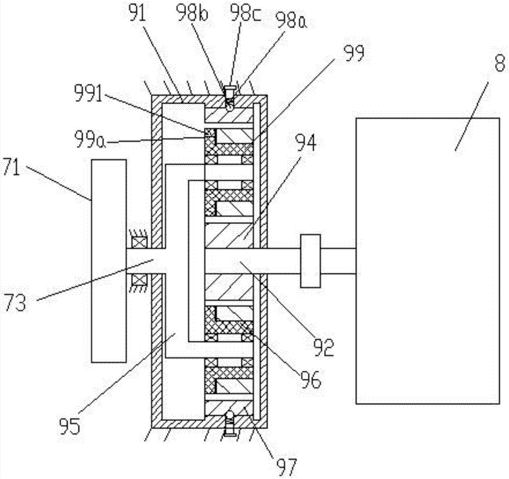 Energy-saving power generation system by using cooling circulating water