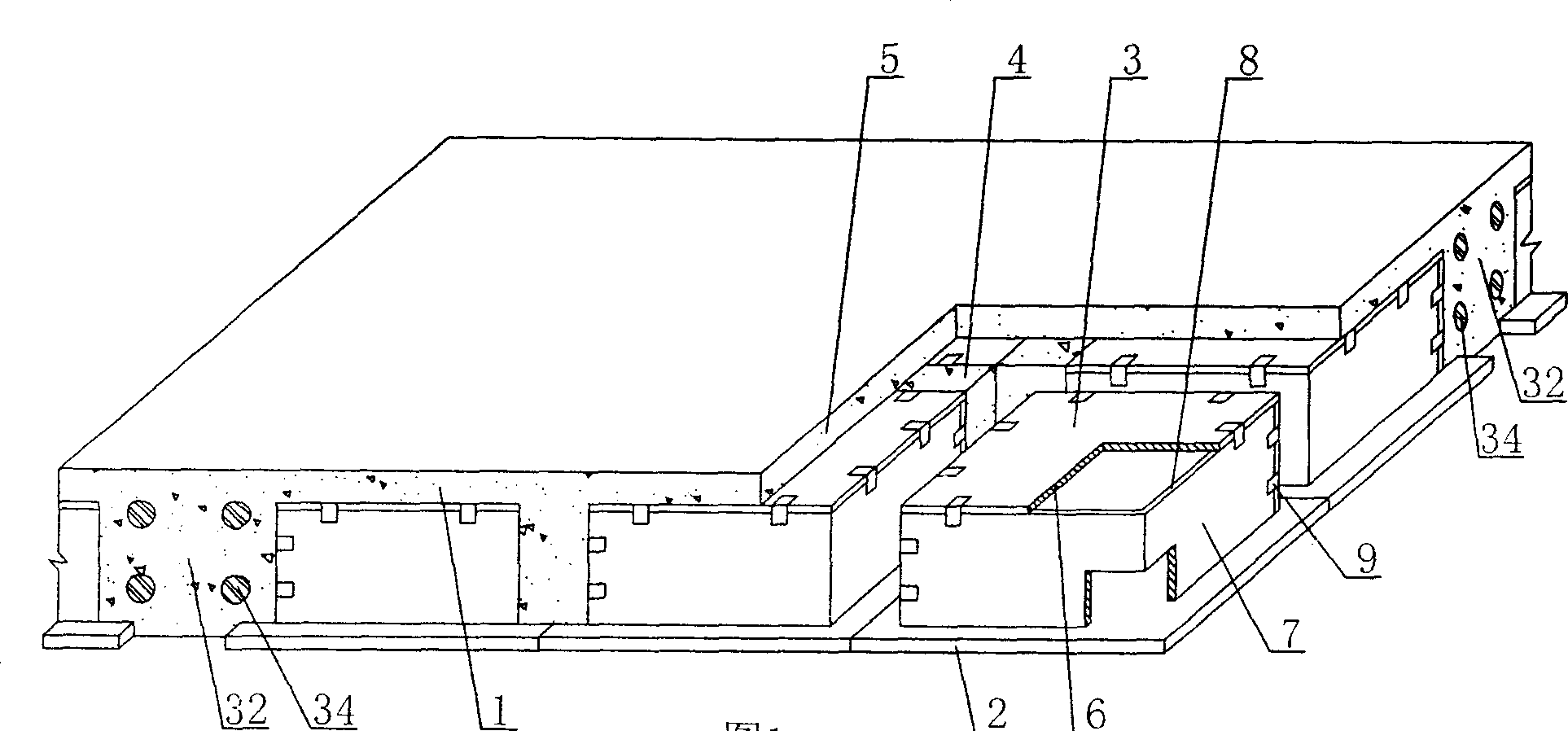 Cast-in-situ concrete hollow slab