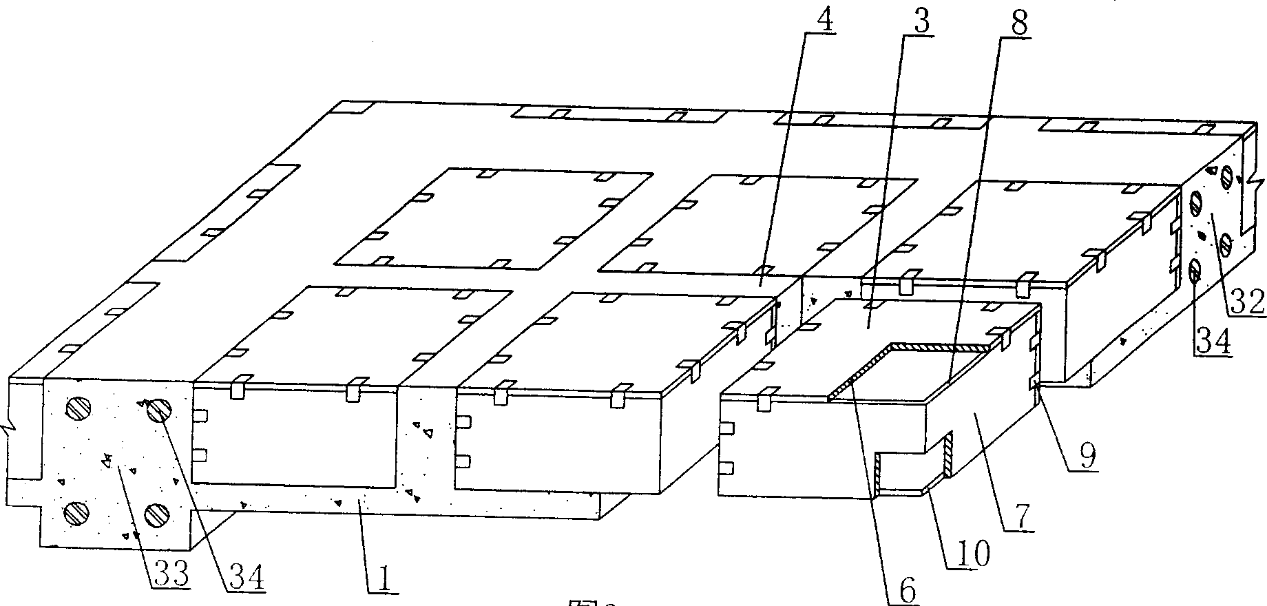 Cast-in-situ concrete hollow slab