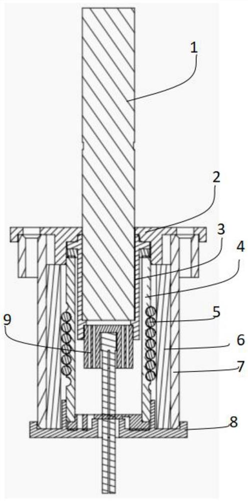 Electromagnetic induction heating aerosol forming device and application thereof