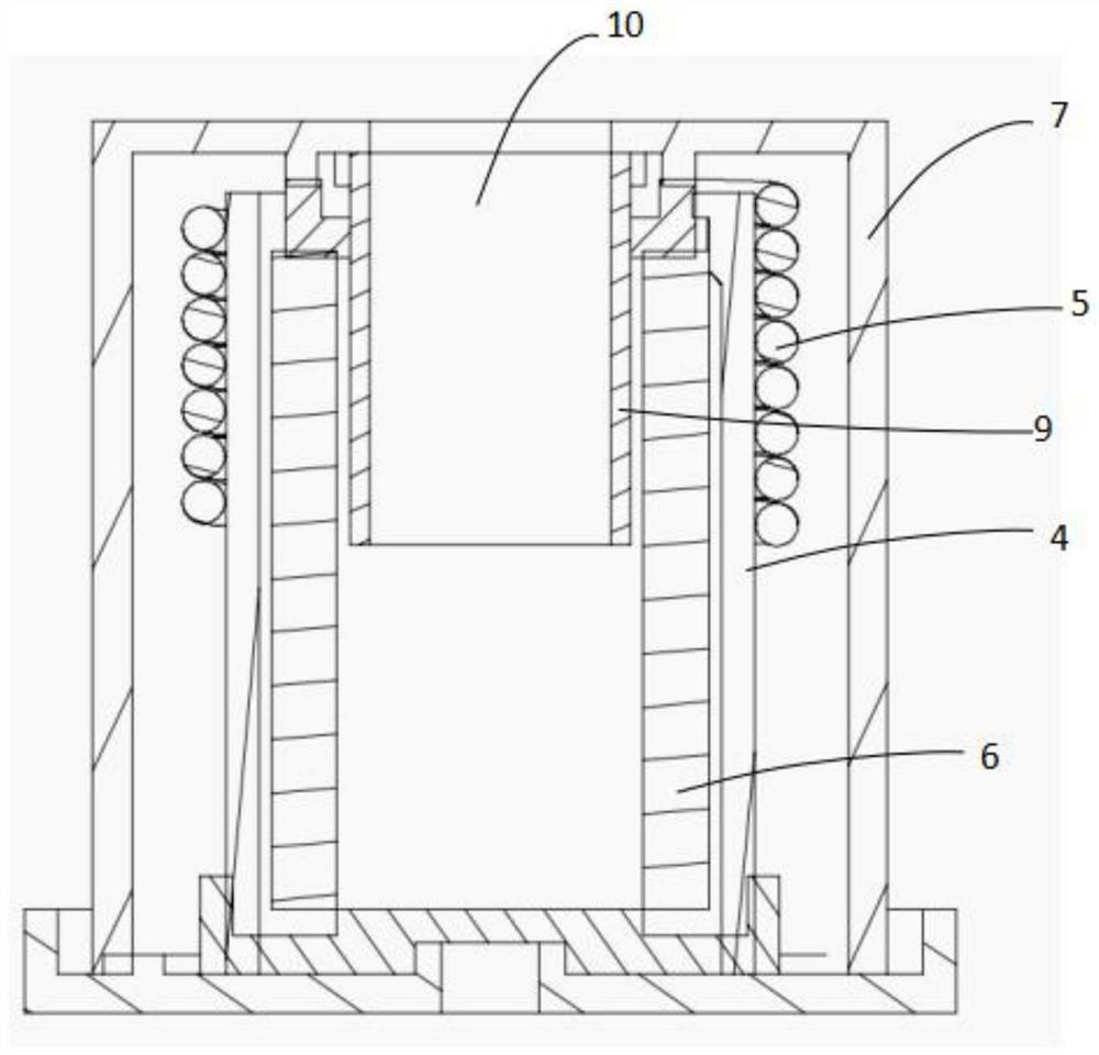 Electromagnetic induction heating aerosol forming device and application thereof