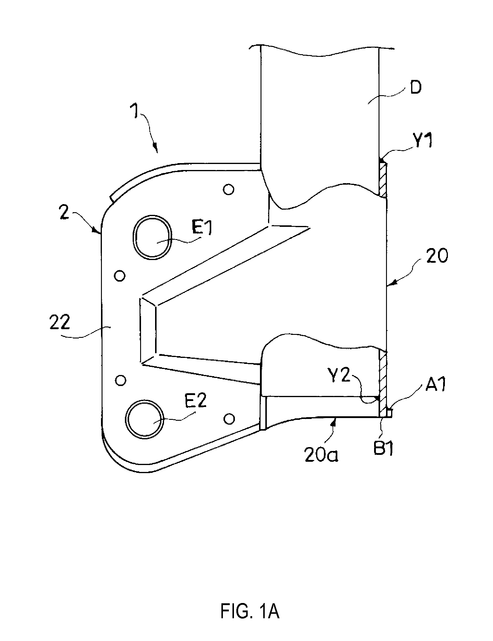 Knuckle bracket and pair of knuckle brackets