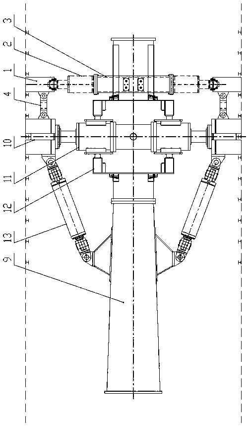 Open-type TBM auxiliary supporting shoe device