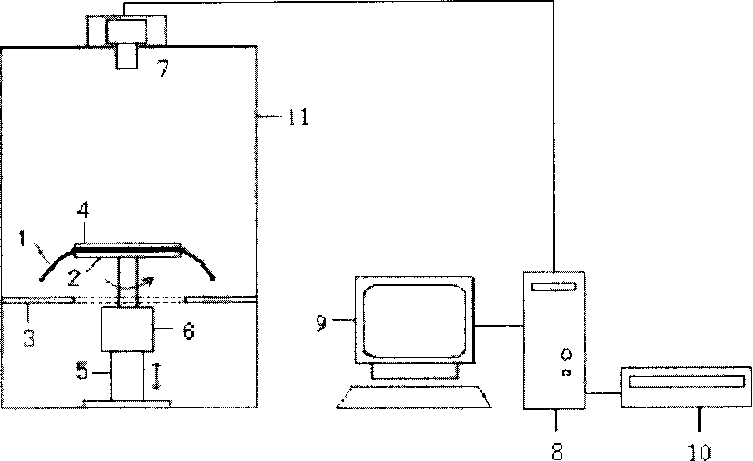 Image testing method for fabric dynamic and static drapability and testing apparatus thereof