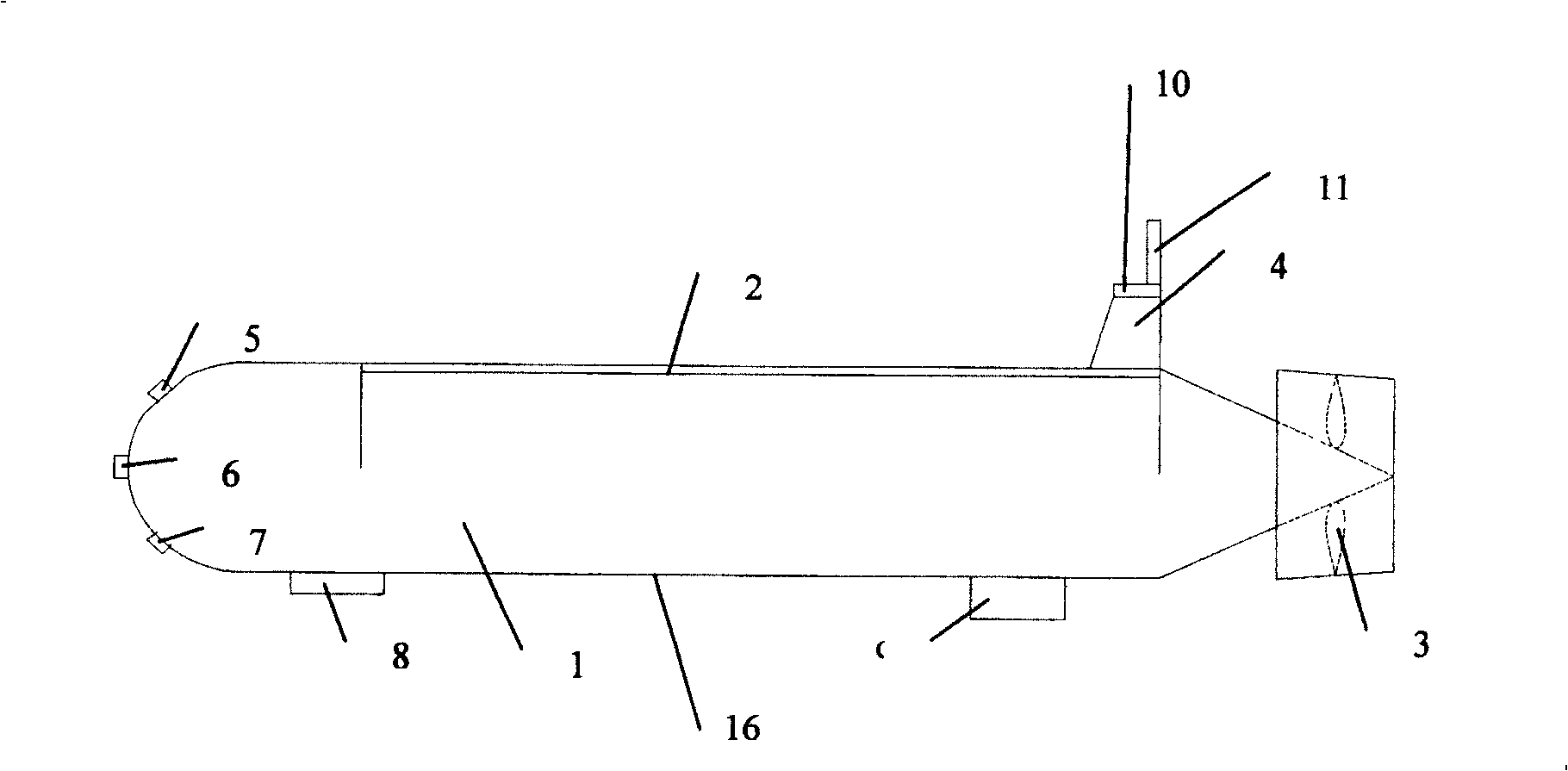 Deep-sea solar diving device