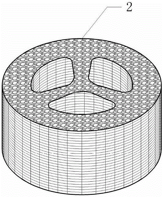 Softening treatment method of columnar loofah sponge