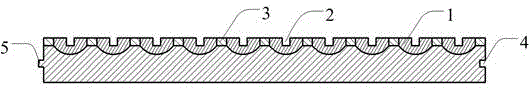 Polystyrene foam plastic board for thermal insulating layers of geothermal floors