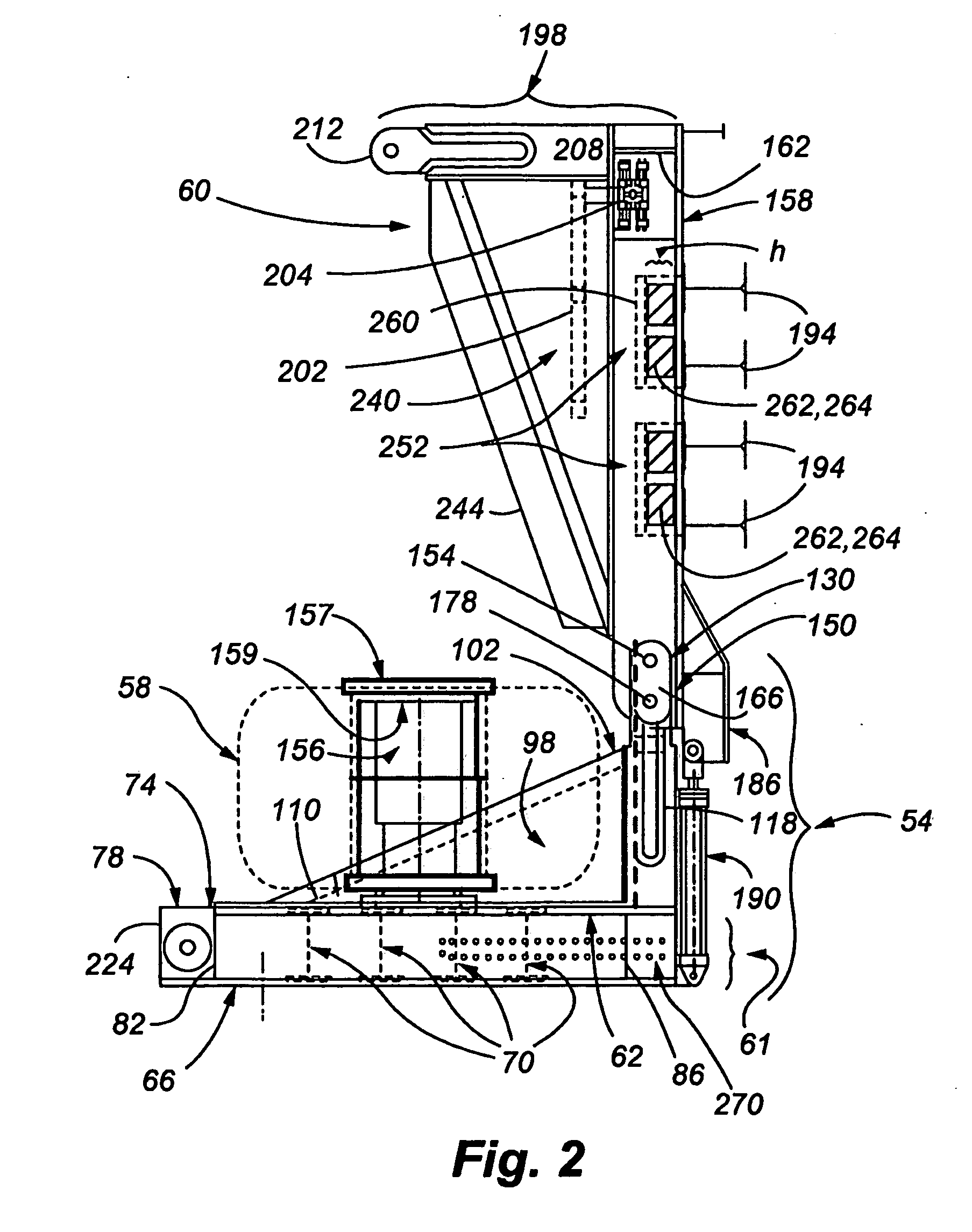 Method of manufacture of an energy absorbing tire cage