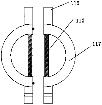 Simulation crack module and crack-type drilling fluid plugging test device