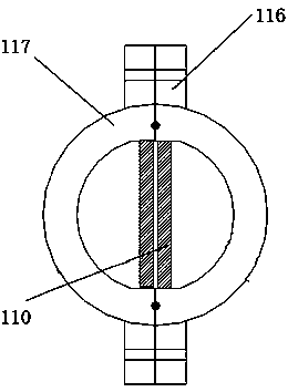 Simulation crack module and crack-type drilling fluid plugging test device