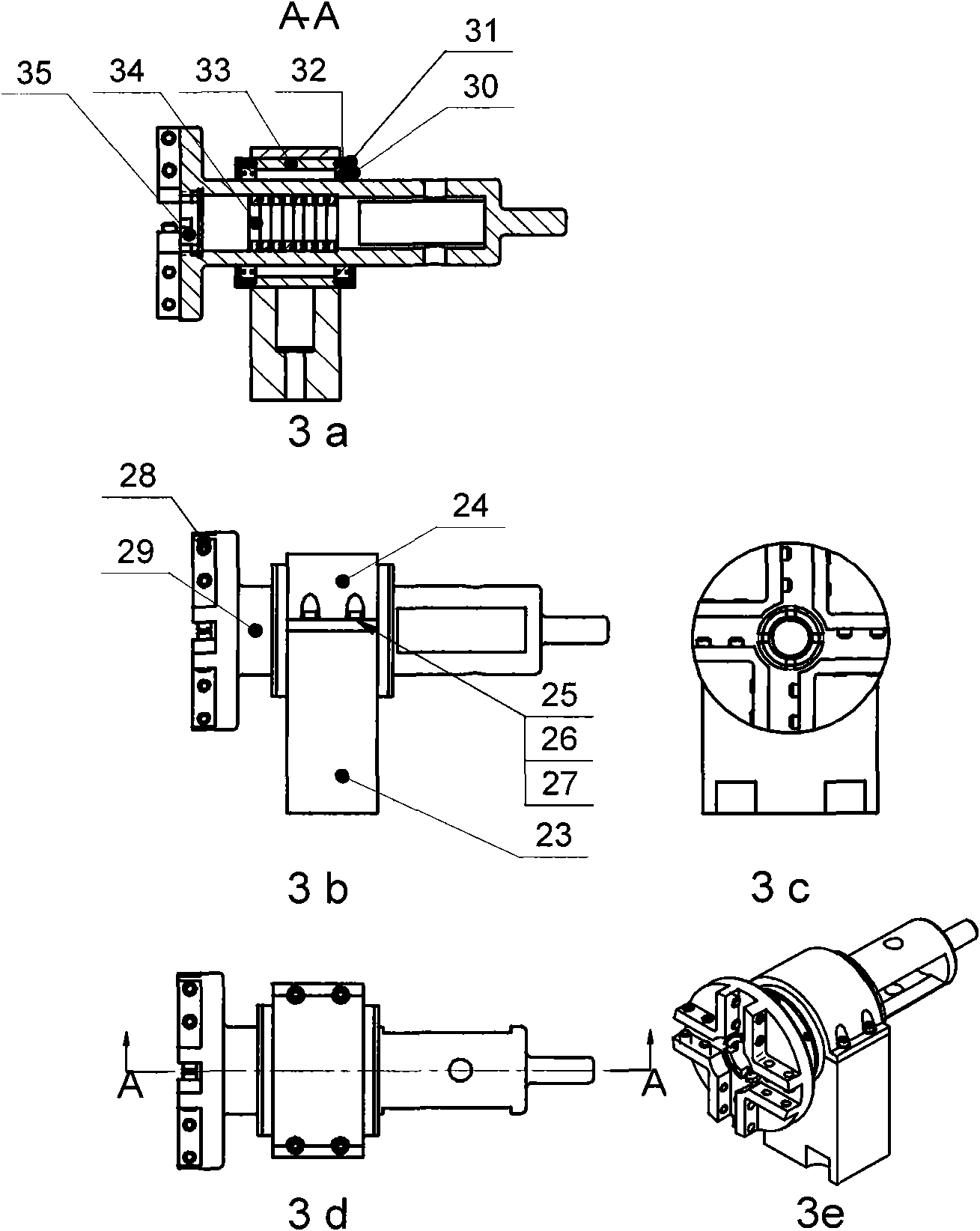 Tube external circle repairing device