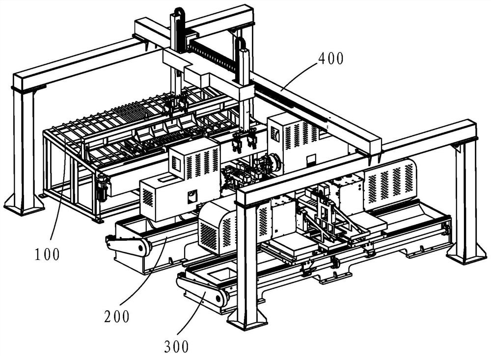 A production line equipment for idler shafts