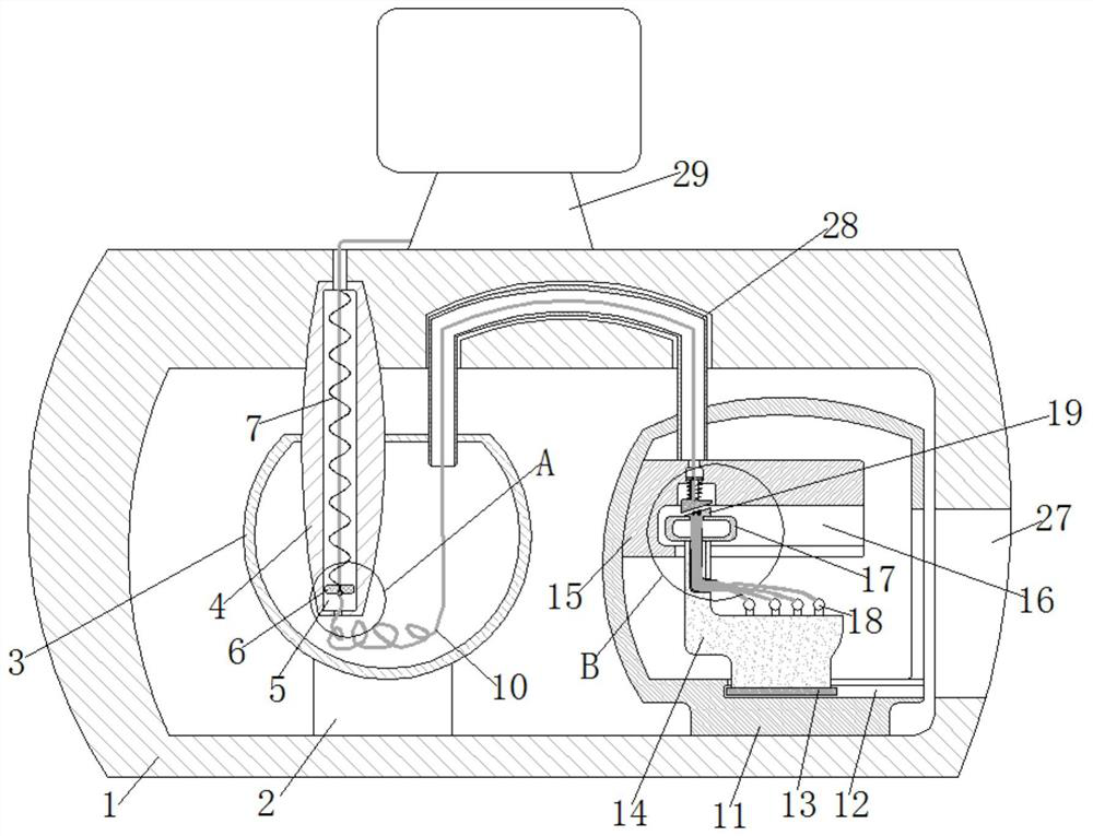 Retractable wiring assembly for computer cabinet in computer room