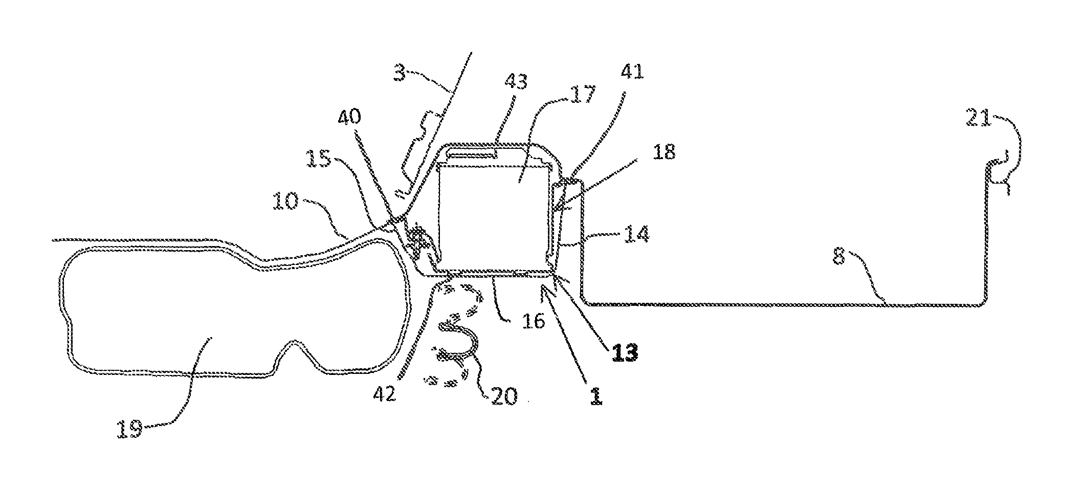 Floor structure for a motor vehicle