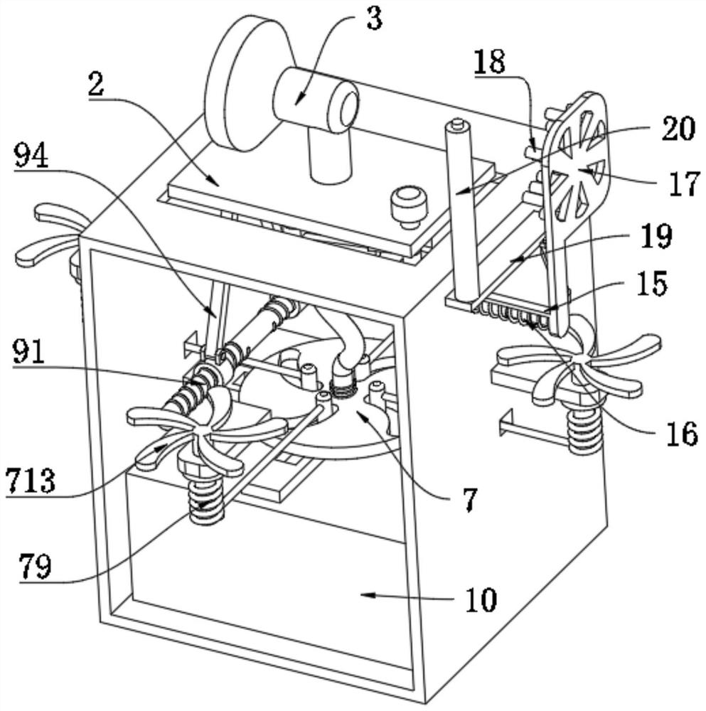 Device and method for inhibiting flying dust in construction process of building engineering