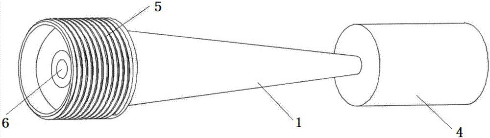 Method for reducing fringing capacitance of open-circuit device calibration component and open-circuit device calibration component