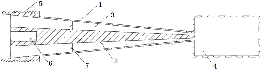 Method for reducing fringing capacitance of open-circuit device calibration component and open-circuit device calibration component