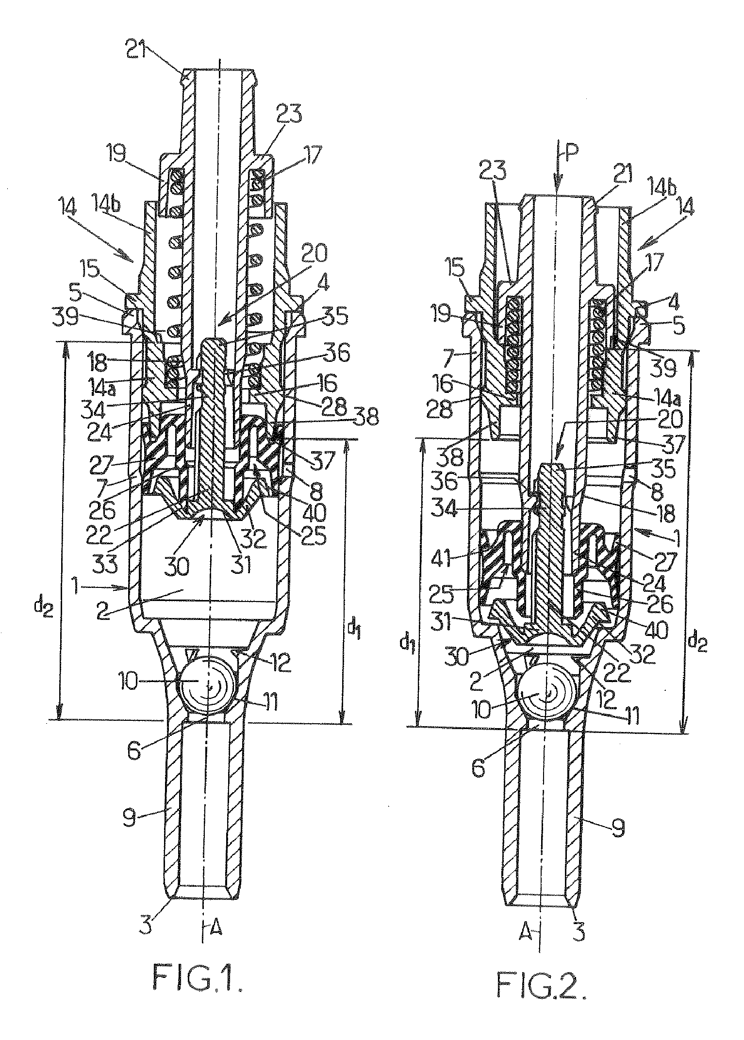 Pump for Dispensing a Dose of a Fluid Product and Range Comprising Such Pumps