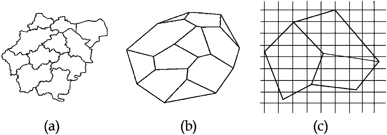 Geographical map deformation visualization method based on boundary reservation