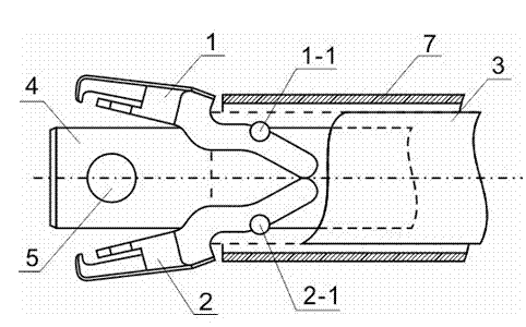 Clamping applying pincers for surgical ligation