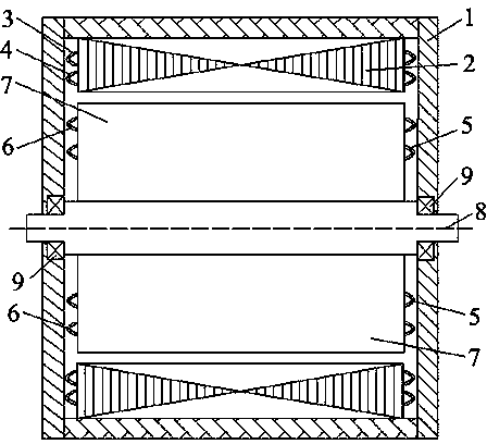 Third-harmonic excitation synchronous motor