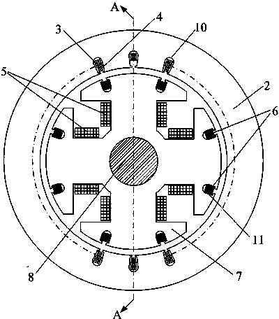 Third-harmonic excitation synchronous motor