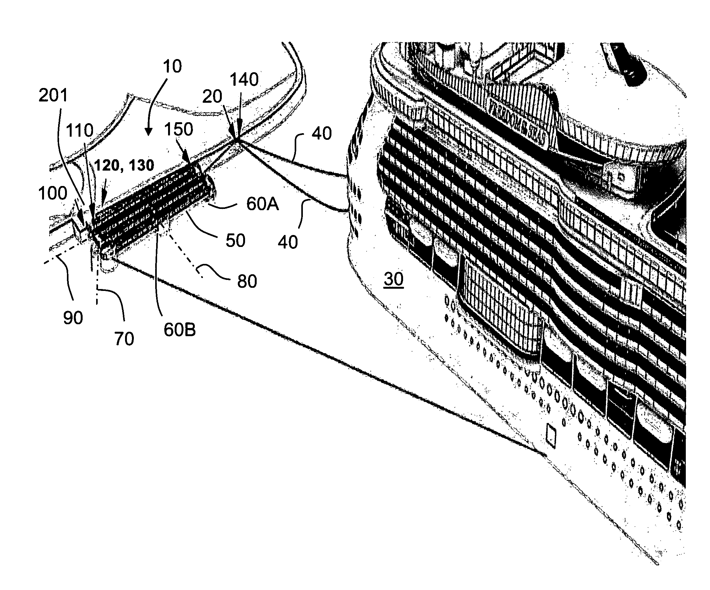 Construction of a walkway