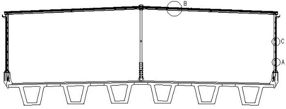 Totally-closed sound barrier with novel structure