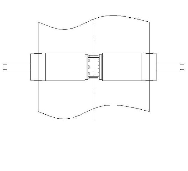 Novel automatic aligning roller of belt conveyer