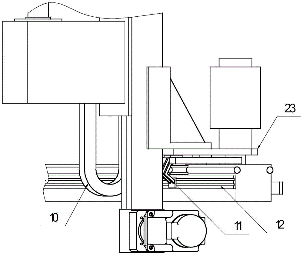 Intelligent inspection robot system of converter station valve hall based on combined track